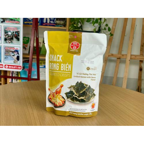 Snack Rong Biển Vị Sườn Heo Xông Khói - Bích Chi